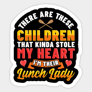 I'm There Lunch Lady School Cafeteria Sticker